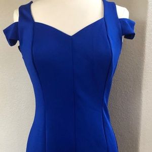 En Focus Royal Blue Size 10 Dress